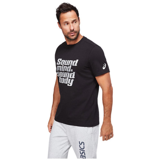 Asics Ανδρική κοντομάνικη μπλούζα Asics Ανδρική κοντομάνικη μπλούζα